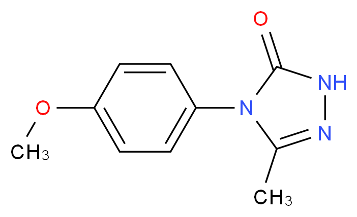 4-(4-Methoxyphenyl)-5-methyl-2,4-dihydro-3H-1,2,4-triazol-3-one_分子结构_CAS_85562-69-2)