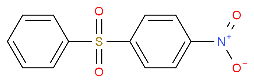 1-(benzenesulfonyl)-4-nitrobenzene_分子结构_CAS_1146-39-0