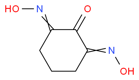 1,2,3-CYCLOHEXANE TRIONE-1,3-DIOXIME_分子结构_CAS_10528-54-8)