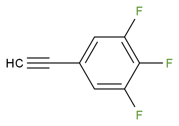 3,4,5-Trifluorophenylacetylene_分子结构_CAS_158816-55-8)