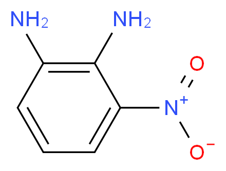 3-Nitro-o-phenylenediamine_分子结构_CAS_3694-52-8)