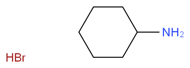 Cyclohexanamine hydrobromide_分子结构_CAS_26227-54-3)