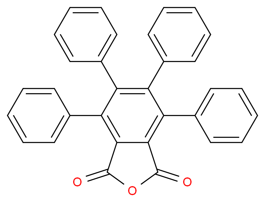 四苯基邻苯二甲酸酐_分子结构_CAS_4741-53-1)