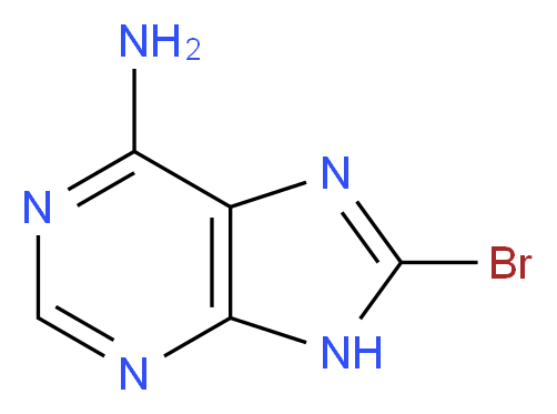 8-bromo-9H-purin-6-amine_分子结构_CAS_6974-78-3