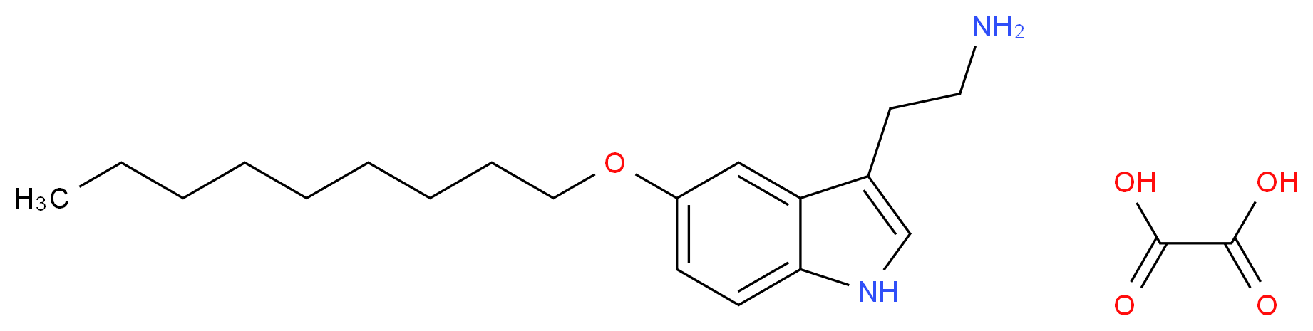 5-(Nonyloxy)tryptamine hydrogenoxalate_分子结构_CAS_157798-12-4)