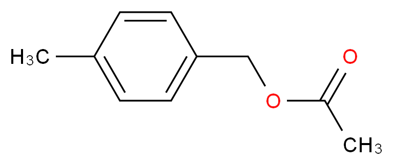 4-Methylbenzyl acetate 98+%_分子结构_CAS_2216-45-7)