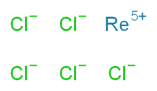 rhenium(5+) ion pentachloride_分子结构_CAS_13596-35-5