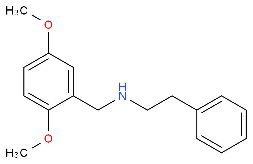 [(2,5-dimethoxyphenyl)methyl](2-phenylethyl)amine_分子结构_CAS_353773-38-3