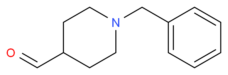 1-benzylpiperidine-4-carbaldehyde_分子结构_CAS_22065-85-6