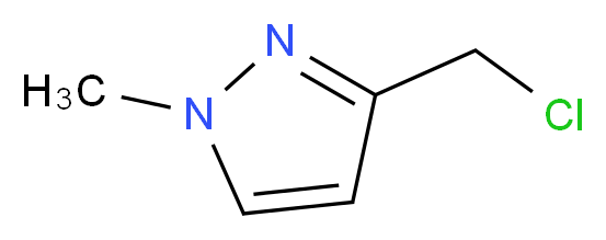 3-(Chloromethyl)-1-methyl-1H-pyrazole 97%_分子结构_CAS_84547-64-8)