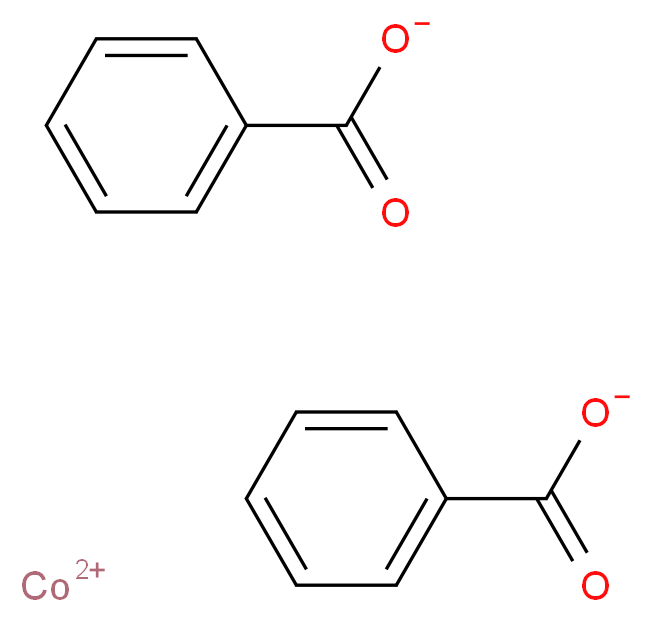 cobalt(2+) ion dibenzoate_分子结构_CAS_932-69-4