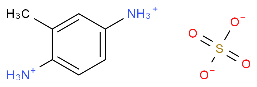 2,5-二氨基甲苯硫酸盐_分子结构_CAS_615-50-9)