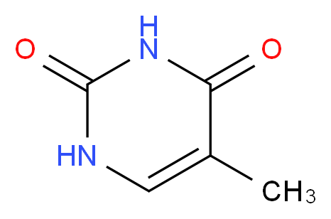 5-methyl-1,2,3,4-tetrahydropyrimidine-2,4-dione_分子结构_CAS_65-71-4