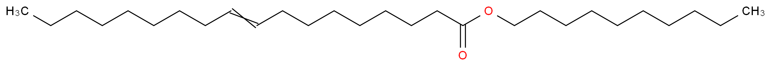 decyl octadec-9-enoate_分子结构_CAS_3687-46-5