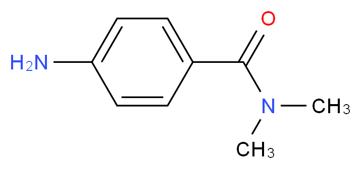 4-amino-N,N-dimethylbenzamide_分子结构_CAS_6331-71-1