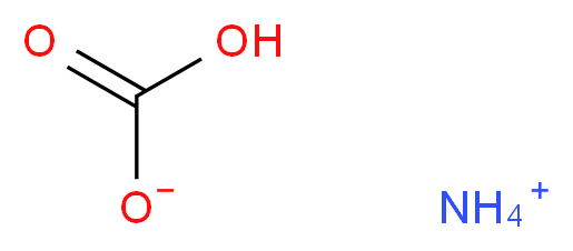 Ammonium hydrogencarbonate_分子结构_CAS_1066-33-7)