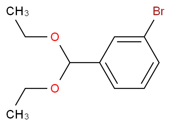 1-Bromo-3-(diethoxymethyl)benzene_分子结构_CAS_75148-49-1)