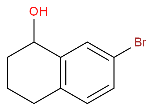 7-Bromo-1,2,3,4-tetrahydro-naphthalen-1-ol_分子结构_CAS_75693-15-1)