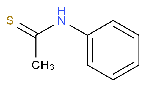 N-phenylethanethioamide_分子结构_CAS_637-53-6