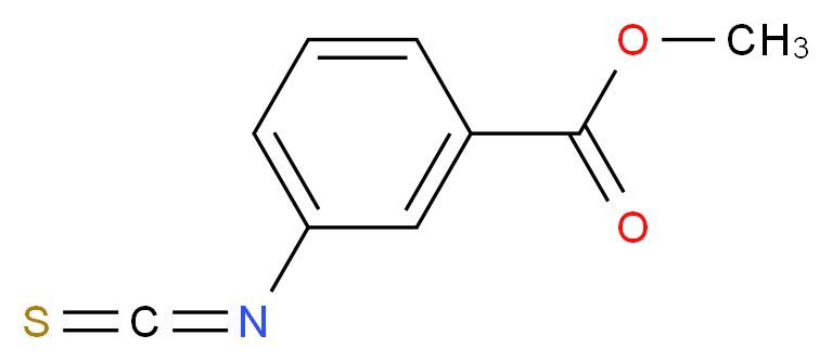 3-Methoxycarbonylphenyl isothiocyanate_分子结构_CAS_3125-66-4)