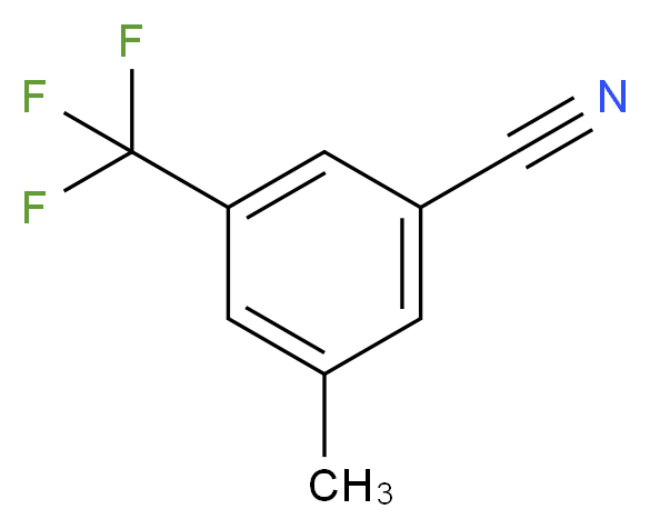 3-Methyl-5-(trifluoromethyl)benzonitrile 99%_分子结构_CAS_261952-04-9)