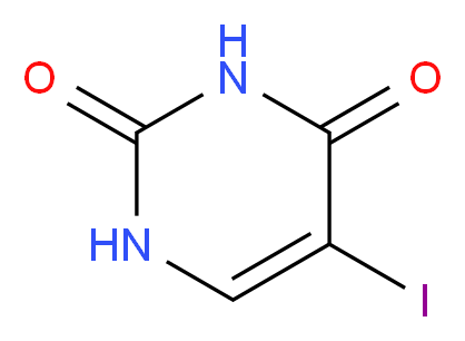 5-iodo-1,2,3,4-tetrahydropyrimidine-2,4-dione_分子结构_CAS_696-07-1