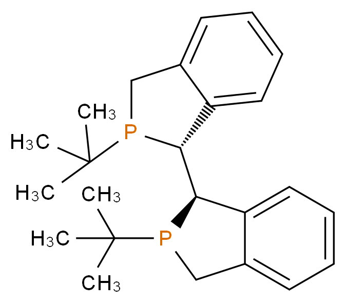 (1R)-2-tert-butyl-1-[(1R)-2-tert-butyl-2,3-dihydro-1H-isophosphindol-1-yl]-2,3-dihydro-1H-isophosphindole_分子结构_CAS_528814-26-8