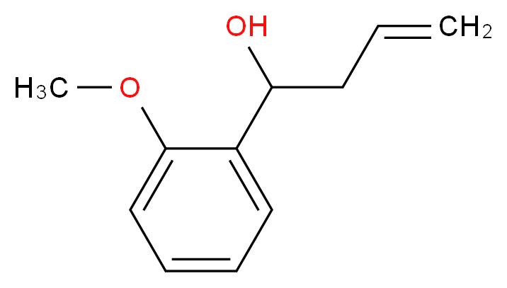 1-(2-methoxyphenyl)but-3-en-1-ol_分子结构_CAS_24165-67-1