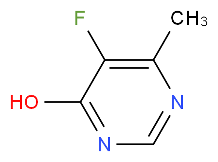 5-fluoro-6-methylpyrimidin-4-ol_分子结构_CAS_2145-53-1