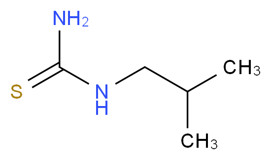 (2-methylpropyl)thiourea_分子结构_CAS_1516-33-2