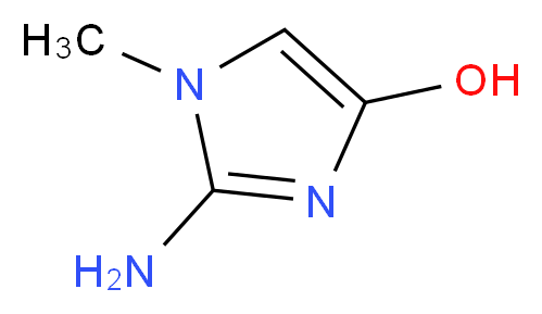 2-amino-1-methyl-1H-imidazol-4-ol_分子结构_CAS_60-27-5