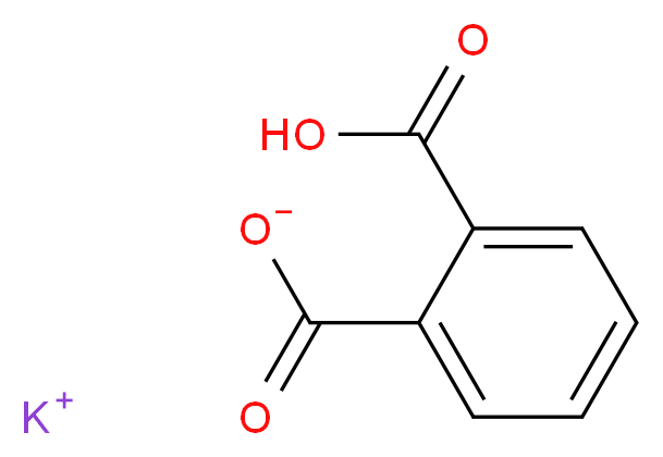 Potassium hydrogen phthalate_分子结构_CAS_877-24-7)