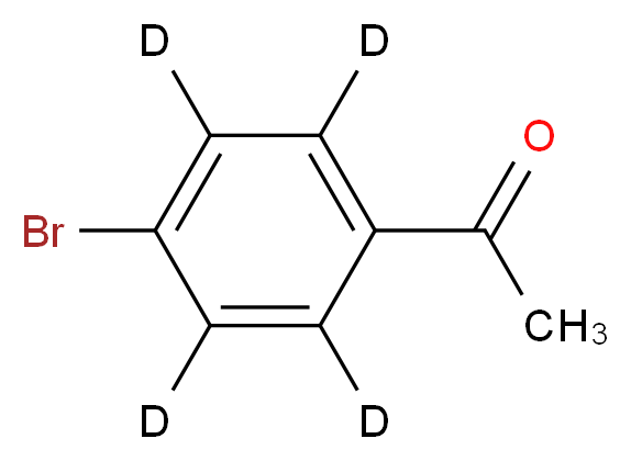 4'-Bromoacetophenone-d4_分子结构_CAS_343942-02-9)