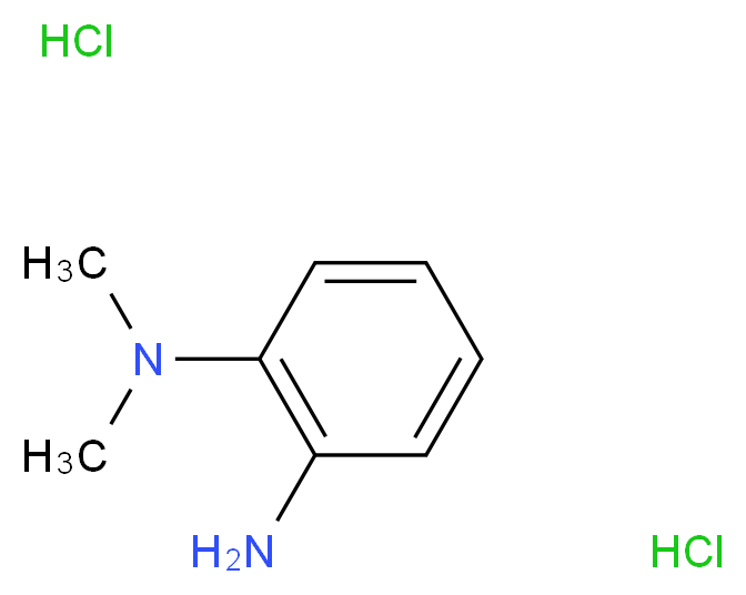 1-N,1-N-dimethylbenzene-1,2-diamine dihydrochloride_分子结构_CAS_62654-07-3