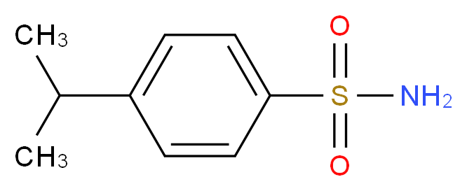 4-(propan-2-yl)benzene-1-sulfonamide_分子结构_CAS_6335-39-3