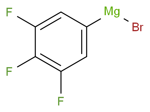 bromo(3,4,5-trifluorophenyl)magnesium_分子结构_CAS_156006-28-9