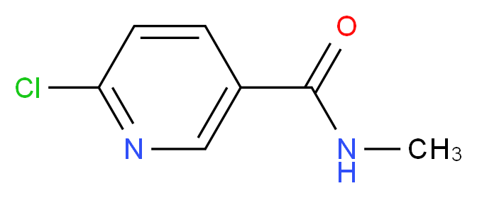 6-chloro-N-methylnicotinamide_分子结构_CAS_54189-82-1)