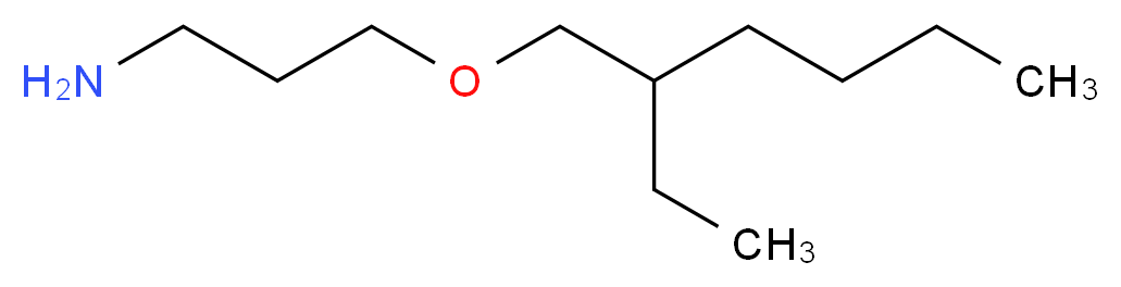 3-[(2-ethylhexyl)oxy]propan-1-amine_分子结构_CAS_5397-31-9