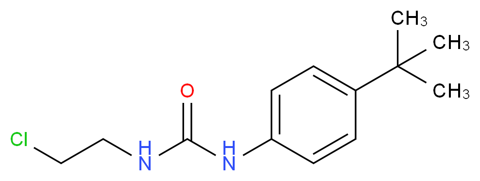 N-[4-(tert-Butyl)phenyl]-N'-(2-chloroethyl)urea_分子结构_CAS_)