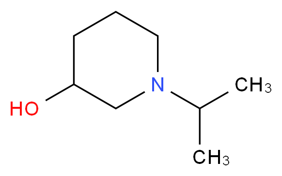 1-(propan-2-yl)piperidin-3-ol_分子结构_CAS_3554-62-9