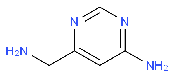 6-(Aminomethyl)pyrimidin-4-amine_分子结构_CAS_933735-24-1)