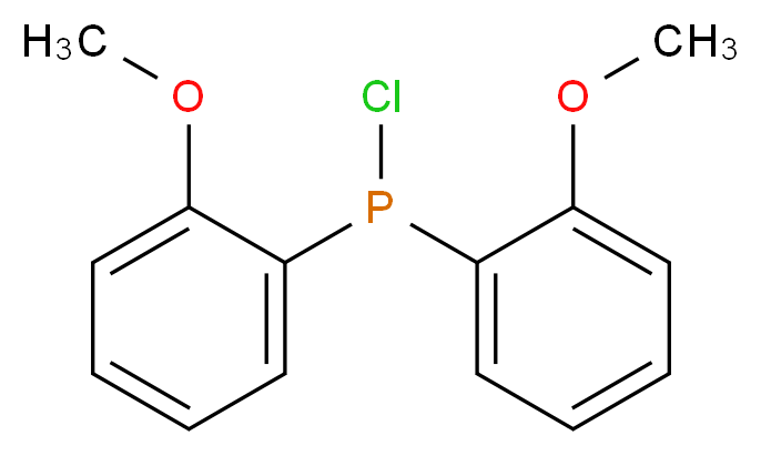 氯二(2-甲氧苯基)膦_分子结构_CAS_263369-88-6)