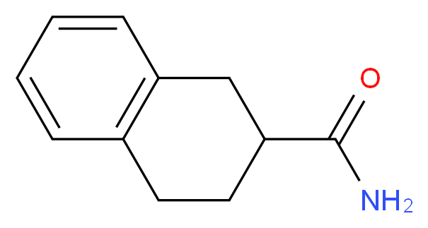 1,2,3,4-tetrahydronaphthalene-2-carboxamide_分子结构_CAS_105906-96-5