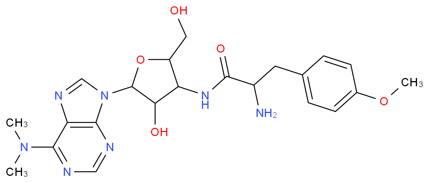 PUROMYCIN DIHYDROCHLORIDE_分子结构_CAS_58-58-2)