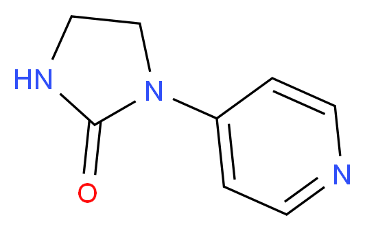 1-(pyridin-4-yl)imidazolidin-2-one_分子结构_CAS_52210-90-9
