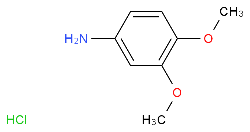 3,4-dimethoxyaniline hydrochloride_分子结构_CAS_35589-32-3