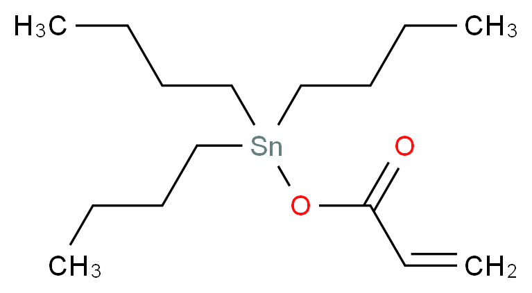 tributylstannyl prop-2-enoate_分子结构_CAS_13331-52-7