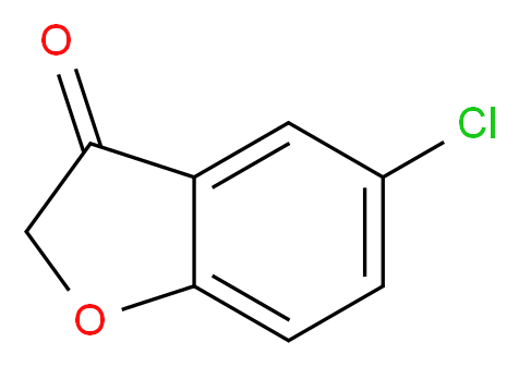 5-chloro-2,3-dihydro-1-benzofuran-3-one_分子结构_CAS_)