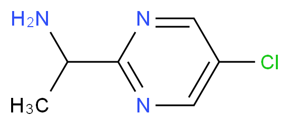 1-(5-CHLOROPYRIMIDIN-2-YL)ETHAN-1-AMINE_分子结构_CAS_944902-32-3)