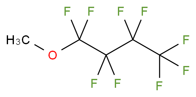 1,1,1,2,2,3,3,4,4-nonafluoro-4-methoxybutane_分子结构_CAS_163702-07-6